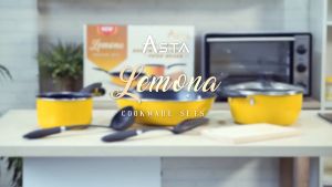 Asta Lemona Panci Wajan Set Teflon 7 Pcs Anti Lengket ASPS-02 ASPS 02