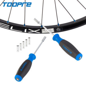 TOOPRE Spoke Nipple Removal Insertion Tool Bike Wheel Stainless Steel Spoke Nipple Wrench