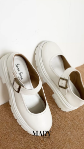 Sara Sara Mary Sandal Platfoam Chunky Shoes Wanita Korean Kekinian