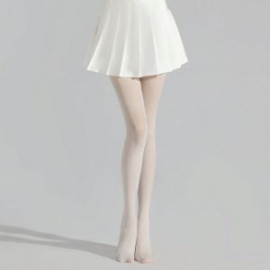 1 Pair Women White Tights Stretchy Sheer White Tights Pantyhose Stockings Womens Tights