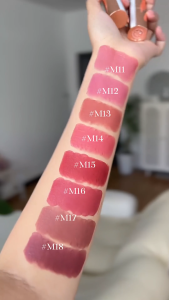 O.TWO.O  Không bóng Soft Môi đỏ Soft Mờ Màu nude Sốc Bền Chống Thấm Nước 24HR Tác Động Cao 8 Màu Son Môi