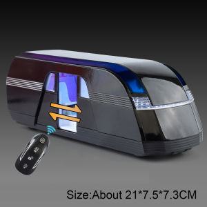 MAKEDA | 1:24 ROBOVAN Pickup Alloy Diecast Model Toy Car Shock Absorption Doors Opened Sound Light Pull Back Autonomous Bus Birthday Gift