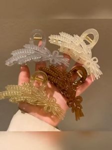 Tooyoo Wheat Design Large Hair Claw Clip Women Exquisite Elegant Hairpin Headwear