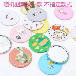 Trending Girl Quicksand Small Mirror Portable Cute Portable Make-up Mirror Foldable New Arrival Makeup Mirror Double Mirror
