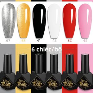 Bộ Sơn Gel Móng Tay 6 Món - Bộ Sưu Tập Màu Sắc Giáng Sinh Với Màu Xanh Lá Cây Đỏ Hồng Nhạt Bộ Sơn Gel Làm Móng Hoàn Hảo