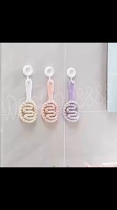 WESHOP8888 Massage Brush for Wet and Dry Silicone Shampoo Hair Brush for Exfoliating and Scalp Massage Scalp Massager with Handle Head Massage Brush All Hair Types of Women Men