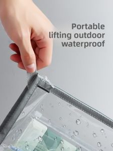 JIELI | Transparent TPU Pencil Case for Exams and ID Storage