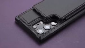 Leather Case Multi Slot Kartu Samsung Note 20 Ultra - Note 10 Plus RFID Blocking Premium Leather Case Magnetic Caseme C22