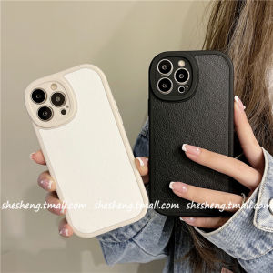 Simplified Pure Color Soft Shell Silicone Phone Case for iPhone 12/13 11 pro X/XS Max XR Full Cover 7 plus Leather Texture 8P High End 16 Male 14 Female Protective Cover