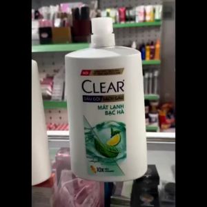 Dầu gội sạch gàu OK375 Clear men bạc hà 9 loại thảo dược quý dành cho da đầu yếu