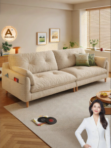Pashaman | Washable Cotton-Linen Sofa For Small Living Room