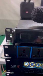 [Bảo hành 12 tháng] Bộ Micro không dây cao cấp U9 Pro- Ontekco tần số UHF có chức năng dò tần số hút âm chống hú tốt hát nhẹ tương thích với mọi âm ly loa kéo vang mixer...