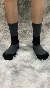 ถุงเท้าวิ่งมาราธอน ถุงเท้ากีฬา Super Elite ถุงเท้าบาสเก็ตบอล หนานุ่ม ยืดหยุ่นดีมาก 02-S8