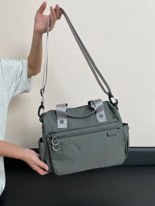 Ultra-Light Casual Crossbody Bag Nylon Single Shoulder Travel Bag for Men And Women Fouvor Firefox Multi-Layer Canvas Handbag