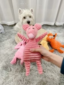 Đồ chơi thú bông nhai chống cắn vải nhung sợi kêu chút chít cho chó mèo thú cưng – Đen Ta pet shop