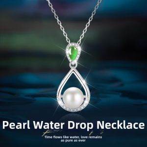 Elegant Pearl Necklace Pendant