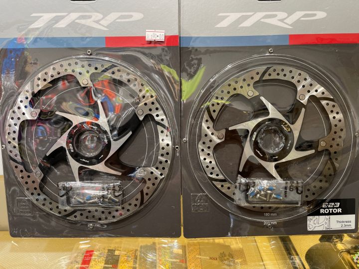 TRP Frein à Disque 180 Mm Avec Levier JL510-Ts – Noir – Compatible VTT Et Vélo De Route