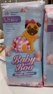 BABY BOO Diaper For Female  Dogs- 1 BOX (24 BAGS)