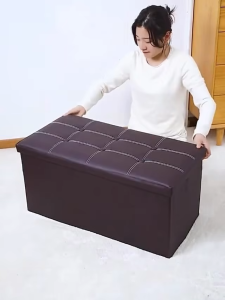 BMZAR ghế đôn đựng đồhộp đựng đồ Đồ Đa Năng - Ghế 2 Trong 1 Có Thể Gấp Gọn Vừa Để Đồ Vừa Ngồi Tiết Kiệm Không Gian