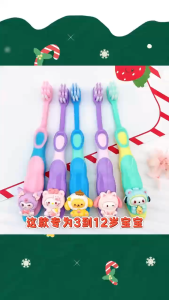 Bàn chải đánh răng của trẻ em Hello Kitty mềm cao cấp lông 3-6 tuổi 6 đến 12 tuổi người mới bắt đầu bé kuromi bảo vệ miệng bàn chải đánh răng sâu