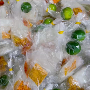 Bánh tráng phơi sương VÒ SATE MUỐI NHUYỄN tắc xanh