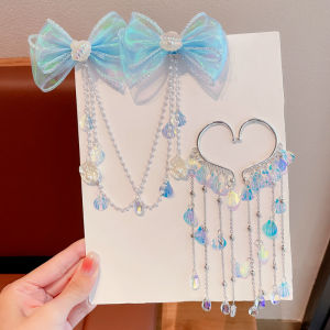 เครื่องประดับผมรูปสiren ไข่มุกสำหรับเด็กผู้หญิง มงกุฎหัวเจ้าหญิง มงกุฎหัวสไตล์เกาหลี เครื่องประดับผมสำหรับเด็กทารก แฮนด์เมด