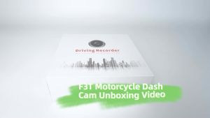 VSYSTO 4.0 inch Motorcycle Dash Cam DVR F3T Front+Rear HD 1080P Camera with WIFI ConnectionTPMS sensorGPS trackerTpye-C port to chargerecord while charging support