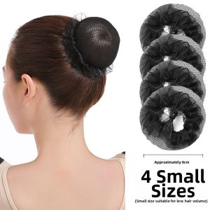 Womens Summer Dance Hairnet Bun Maker Professional Air Stewardess Hair Styling Tool Childrens Cute Ball Headband Accessory