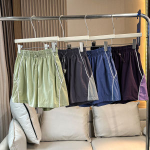 Quần Short Chống Nắng Thẳng Mỏng Nhẹ Thoáng Khí Ngoài Trời Mùa Hè 2025 Quần Dài Thường Ngày Dành Cho Nữ Cạp Cao