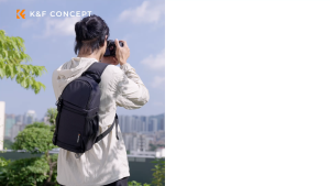 K&F Concept Camera Sling Bag Crossbody Bag Waterproof Camera Shoulder Backpack DSLR/SLR Camera Case Photography Bags with Tripod Holder for Canon/Nikon/Sony/Fuji/Gopro/DJI