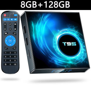 T95 TV Box Android16 Allwinner H616 Smart Tv Box Quad Core 32G 64G 128G 4K Set Top Box Media Player Dual Wifi 2.5G&5G Bluetooth