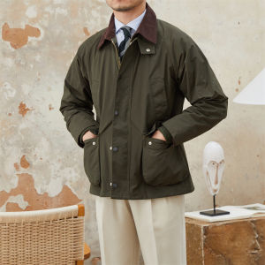 Áo Khoác Trench Coat Phong Cách Săn Bắn Đàn Ông Thời Trang Anh Quốc Hợp Thân