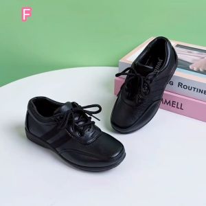 Black shoes for kids casual black formal school shoes for kids size 27-38