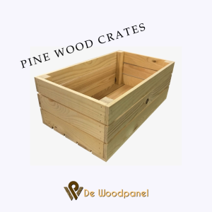 Wooden Classic Pine Wood Crate & custom Sizing