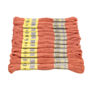 16th DMC Chart Column Brown 12 Skeins 8M Mercerized Egyptian Cotton Embroidery Floss Cross Stitch Mouline 27 Colors Available