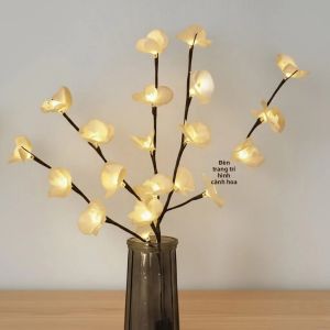 20 Đèn LED Hình Bướm Cành Lan Đèn Tiên Hoạt Động Bằng Pin Trang Trí Nhà Cửa Phòng Ngủ Giáng Sinh Đèn Ngủ Ngày Lễ