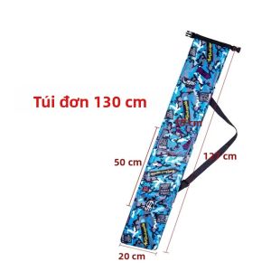 QAJTAO Vải Bố Dù Câu Cá Và Túi Bảo Quản Cần Câu Di Động Cầm Tay Gấp Gọn Dụng Cụ Tổ Chức Đa Năng Phụ Kiện Câu Cá