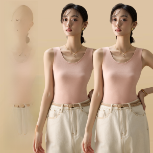 MiiOW | Áo len lót lông cừu dày ấm áp cho nữ cổ tròn không đường may Áo lót mùa thu đông Áo khoác ngoài đơn giản màu trơn