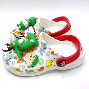 Dép Cross Pokemon mix Sticker cho bé trai bé gái Thái Sơn Shop Sục Cros Croc cho nam nữ người lớn trẻ em - HannaKids