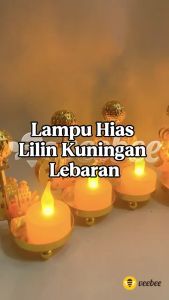 Lampu Hias Lilin Kuningan | Dekorasi Ramadhan | Lentera Mesjid & Sabit