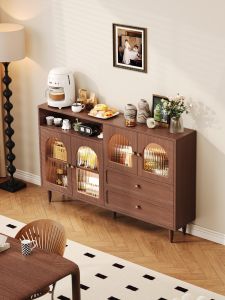 Antique Style Narrow Sideboard 30cm Width