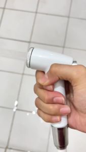 SHOWER BIDET TOILET 1 SET 120CM / JET SHOWER BIDET TOILET PUTIH / SEMPROTAN WC