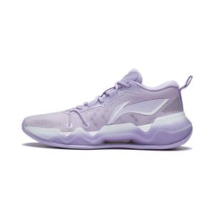 Lining 100% Original Liren Sharp Blade 2.0 LOW Lavender Mens Basketball Shoes For Young Lightweight High Rebound Basketball Professional Competition Shoe ABAS039