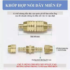 ĐẦU NỐI DÂY MIỄN ÉP Hàng Loại 1 ( Khớp Nối Dây Miễn Ép ) Không Cần ép Cốt Đầu Dây