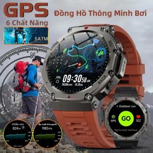 Đồng Hồ Thông Minh Amazfit T-Rex 3 Dành Cho Nam Nữ GPS Cấp Quân Sự AMOLED La Bàn 10ATM Chống Nước Với Máy Đo Độ Cao Đồng Hồ Thông Minh Thể Thao