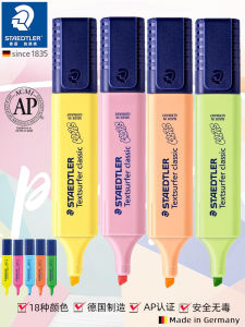 German Staedtler Staedtler 364 Classic Color Macaron Color 18 Color Learning Office Fluorescent Pen Marker