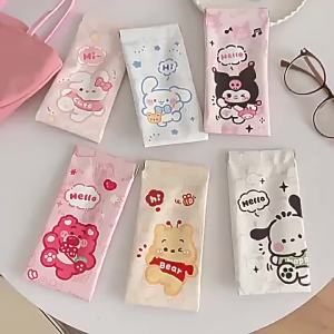 Sunglasses Bag Pressure-Resistant Portable Womens Myopia Glasses Storage Bag  Cover Automatic Closed Cartoon
