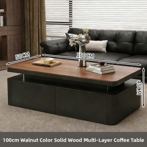 YIYOU | Creamy French Style Living Room Tea Table Storage