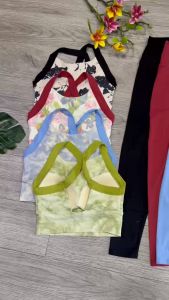 Bộ đồ tập gym yoga aerobic thể thao nữ áo bra kèm mút và quần dài chất liệu thun lạnh thấm hút mồ hôi BINSPORTS BD263