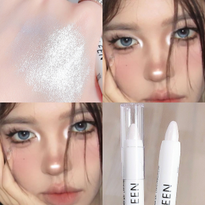 VEDO💕COD Eeyeshadow Pensil Lying Silkworm Pen Eyeliner Putih Highlight Gliter Eyeshadow Eyeliner Pensil Lasting Waterproof